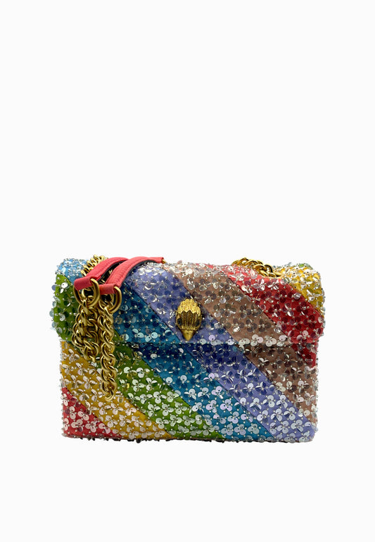KURT GEIGER BORSA FULL PAILLETTES MULTICOLOR