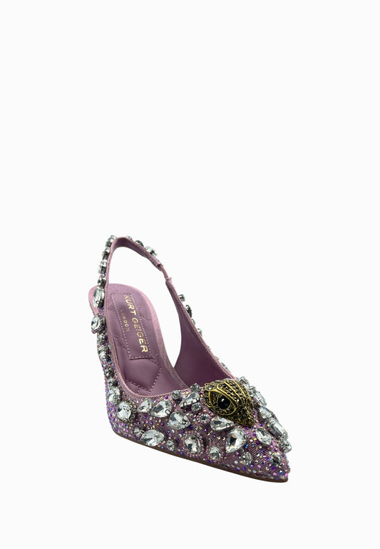 KURT GEIGER BELGRAVIA CHANEL STRASS ROSA