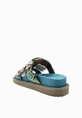 KURT GEIGER ORNATE CIABATTA STRASS MULTICOLOR