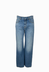 PINKO WANDA WIDE  JEANS DENIM BLUE