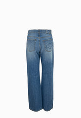 PINKO WANDA WIDE  JEANS DENIM BLUE