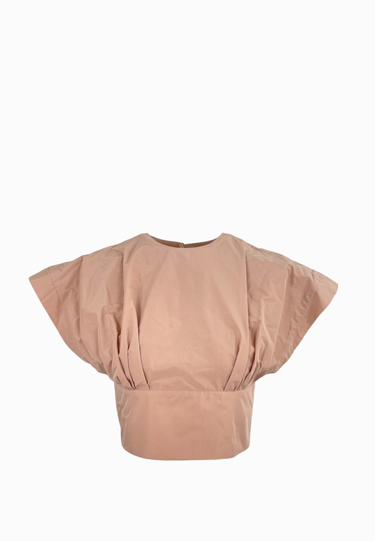 PINKO ASPARAGO TOP TAFFETA ROSA