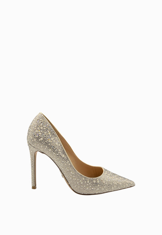 STEVE MADDEN DECOLLETE' FULL STRASS MULTI SILVER