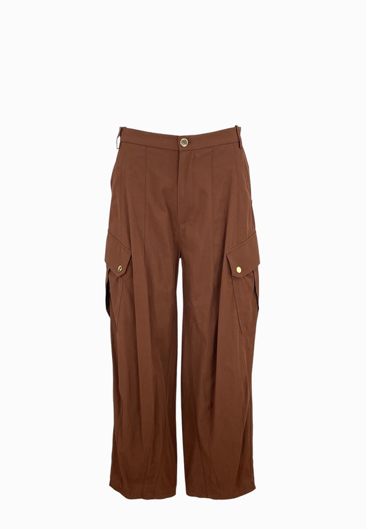 PINKO ROSALIN PANTALONE MARRONE