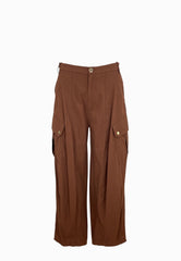 PINKO ROSALIN PANTALONE MARRONE