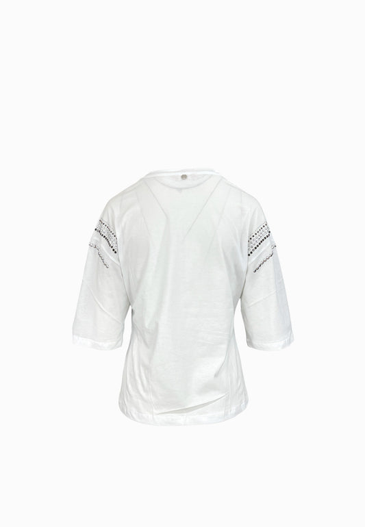 LIU-JO T-SHIRT BIANCO