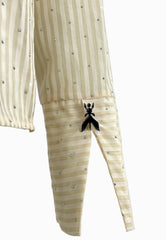 PATRIZIA PEPE CAMICIA STRASS IVORY