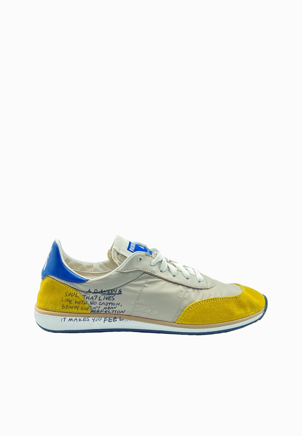 PATRIZIA PEPE SNEAKER BLUE-OCRA