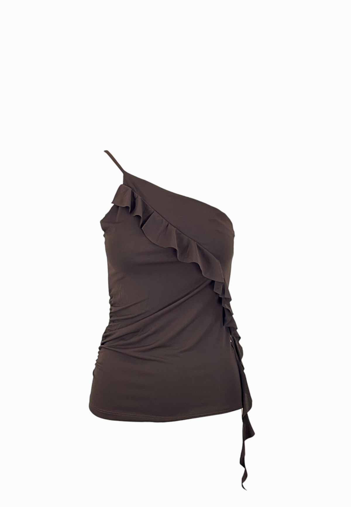 PINKO SUSIE TOP JERSEY MARRONE