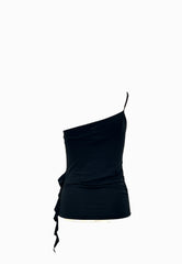 PINKO SUSIE TOP JERSEY NERO