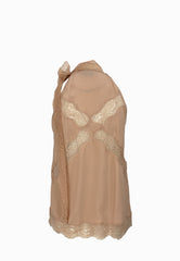 PINKO MANDARANCIO TOP BEIGE