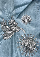 PINKO CHRISTA CAMICIA STAMPA BLUE