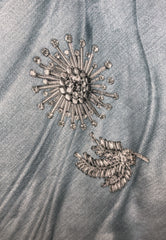 PINKOAISLIN ABITO STAMPA BLUE