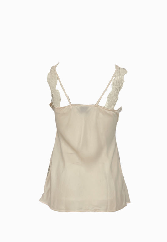 PINKO LYDIA TOP PIZZO ROSA