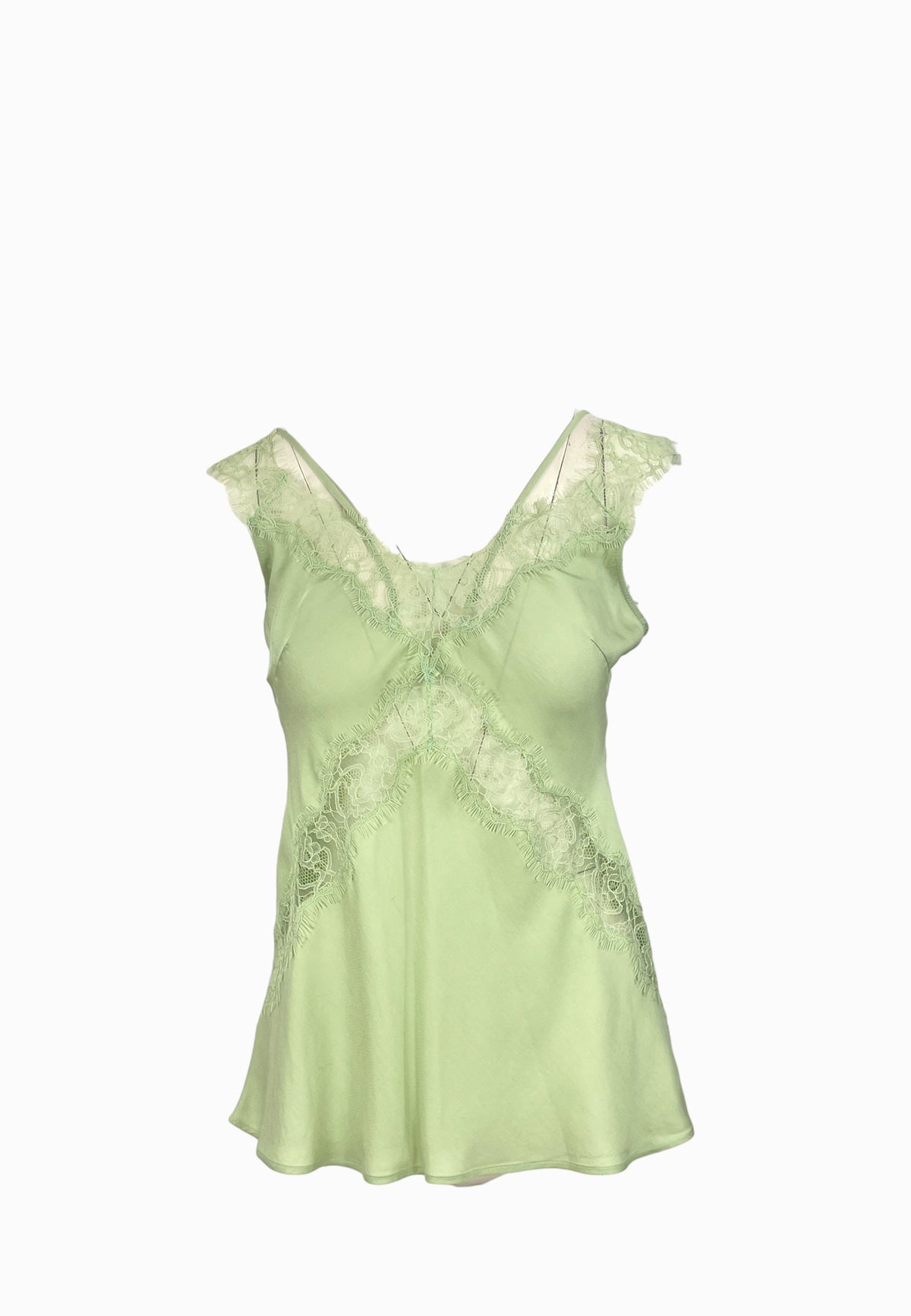 PINKO LYDIA TOP PIZZO VERDE