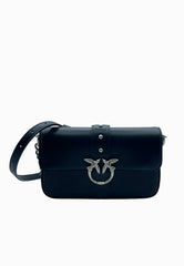 PINKO LOVE ONE SLOUCHY BABY BORSA NERO