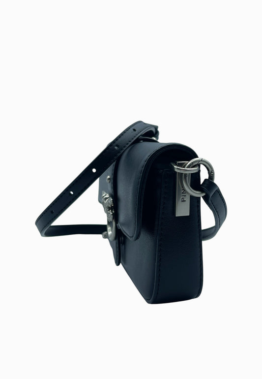 PINKO LOVE ONE SLOUCHY BABY BORSA NERO
