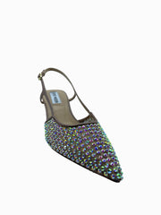 STEVE MADDEN CHANEL FULL STRASS MARRONE ORO
