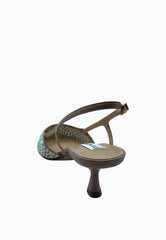 STEVE MADDEN CHANEL FULL STRASS MARRONE ORO