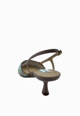 STEVE MADDEN CHANEL FULL STRASS MARRONE ORO