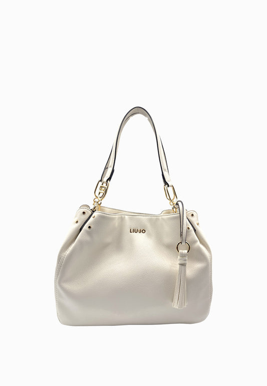 LIU-JO SATCHEL BORSA CREAM