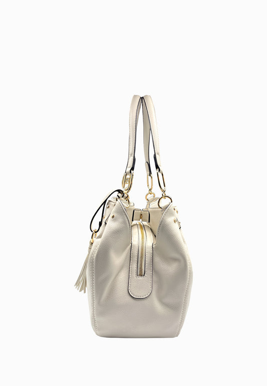 LIU-JO SATCHEL BORSA CREAM