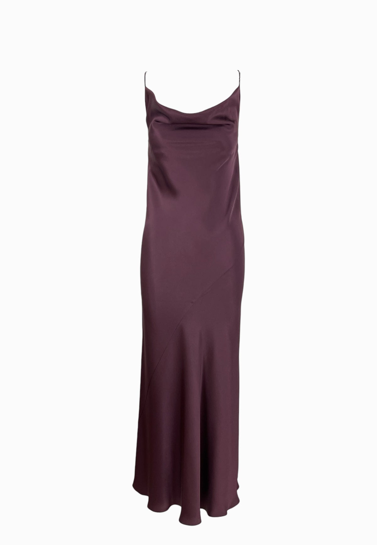 PINKO FARRO ABITO SATIN BORDEAUX