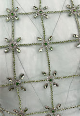 PINKO QUANDONG TOP RICAMO VERDE