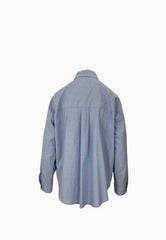 LIU-JO CAMICIA RICAMATA AZZURRO