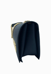 LOVE MOSCHINO BORSA NERO-ORO