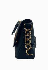 LOVE MOSCHINO BORSA NERO-ORO
