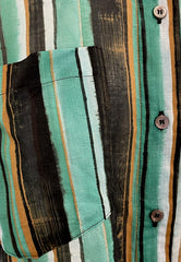 PINKO RIETI CAMICIA STAMPA MULTI VERDE