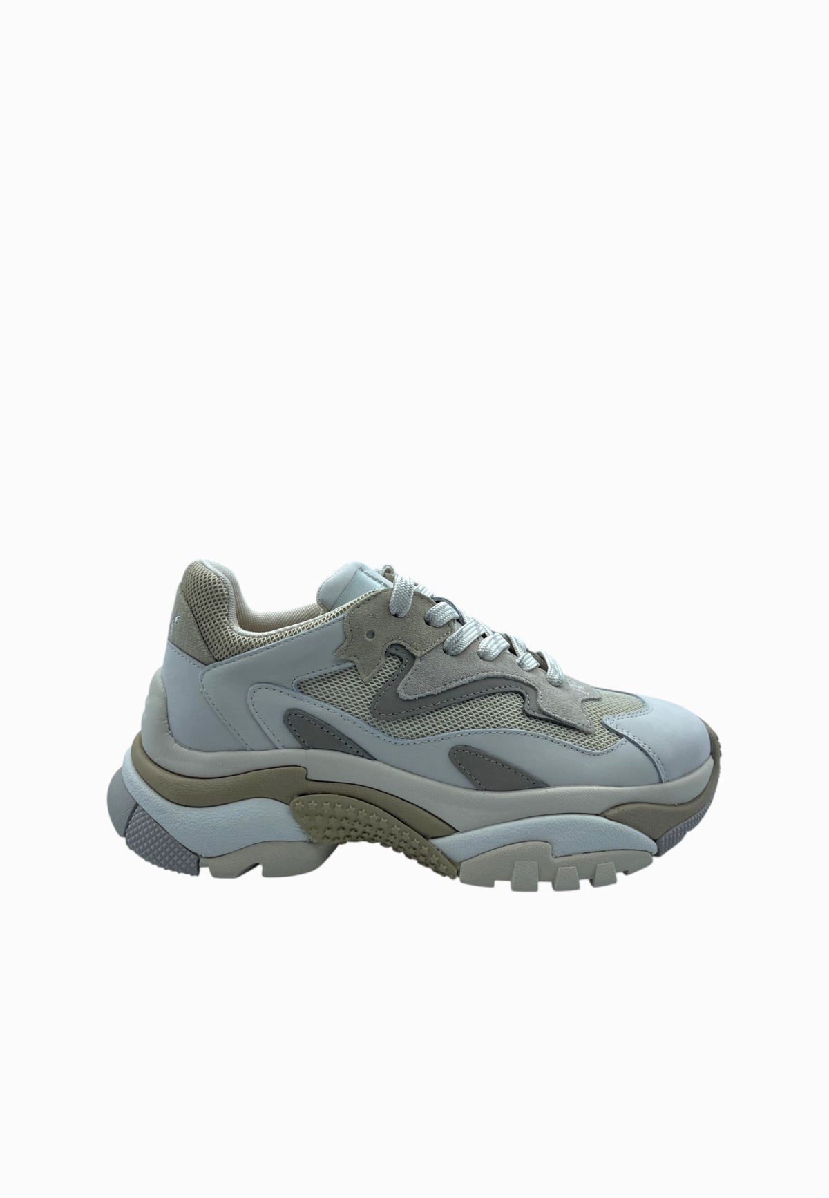 ASH ADDICT01 SNEAKER BIANCO-BEIGE