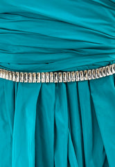 PINKO DATTERO ABITO TAFFETA VERDE