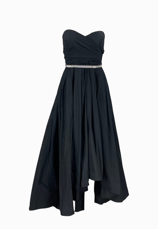 PINKO DATTERO ABITO TAFFETA NERO