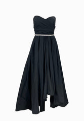 PINKO DATTERO ABITO TAFFETA NERO