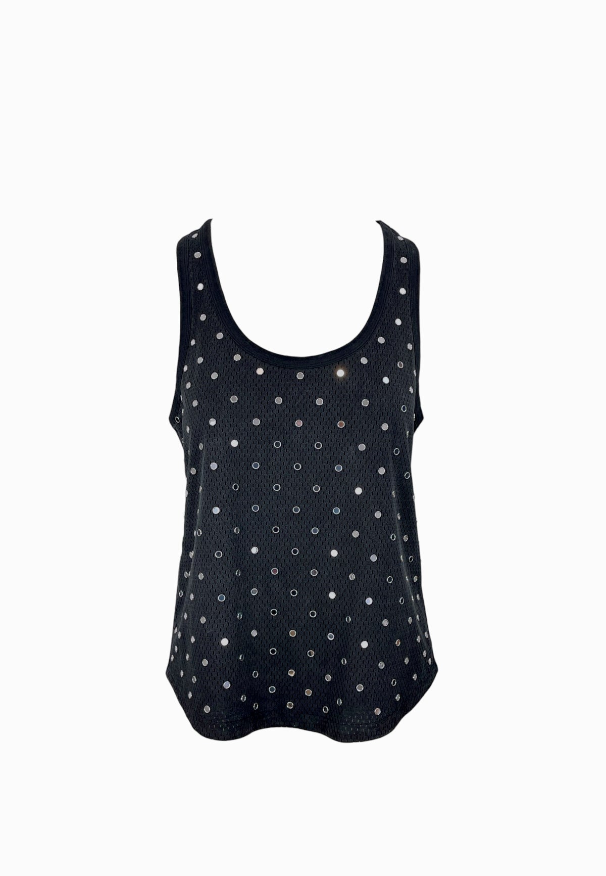 PINKO BERGAMO CANOTTA RETE GREY