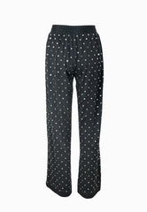 PINKO BASTELLI PANTALONE RETE GREY