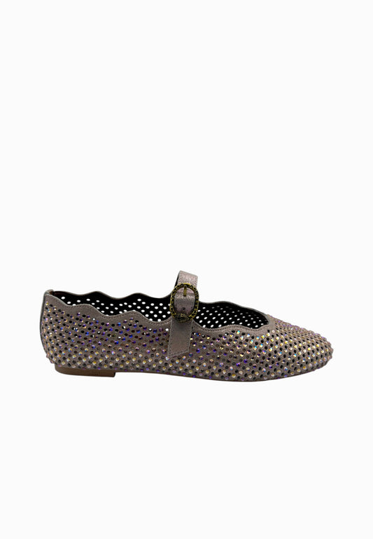 KURT GEIGER BALLERINA STRASS ROSA