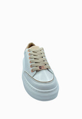 ALEXANDER SMITH SNEAKER BIANCO-ORO