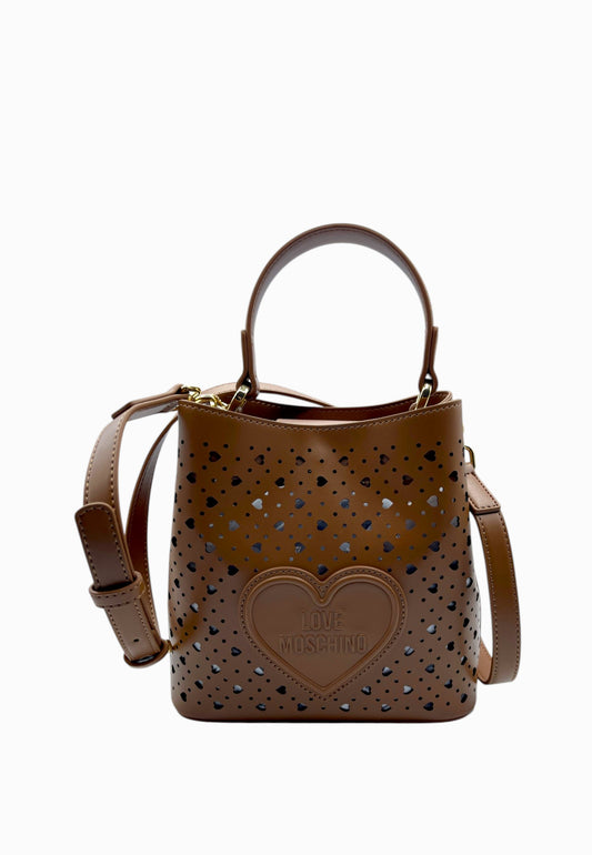 LOVE MOSCHINO BORSA CUOIO