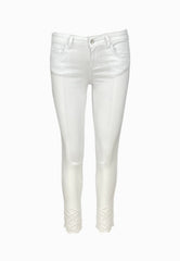 LIU-JO PANTALONE JEANS BIANCO