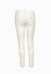 LIU-JO PANTALONE JEANS BIANCO