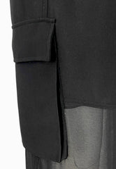 PINKO CASTEGGIO PANTALONE GEORGETTE NERO
