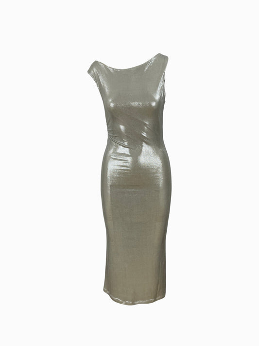PATRIZIA PEPE ABITO SILVER