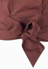 PATRIZIA PEPE CAMICIA BROWN