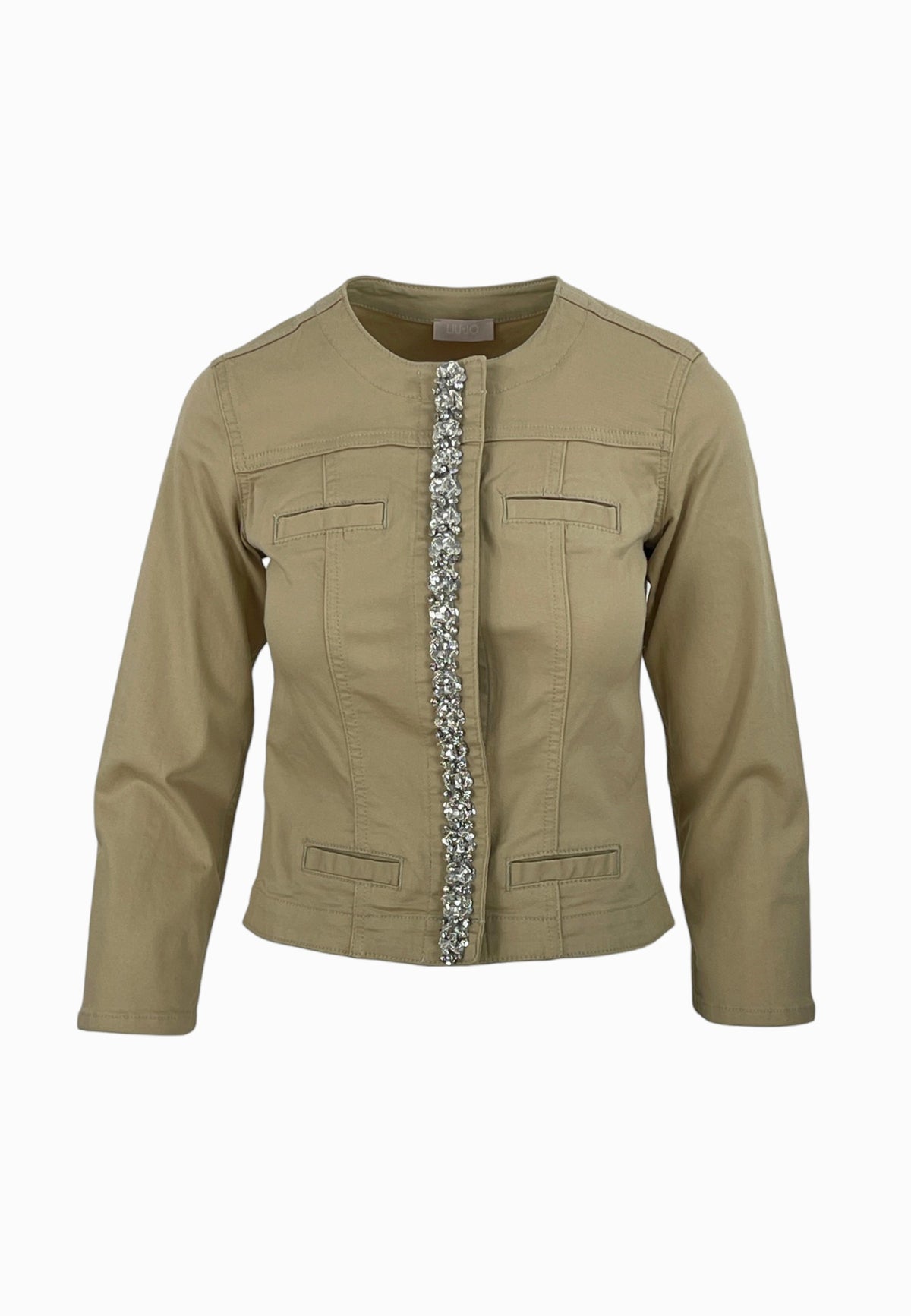 LIU-JO GIUBBINO COTONE BEIGE