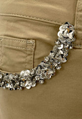 LIU-JO PANTALONE JEANS CREAM