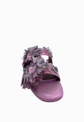KURT GEIGER CIABATTA RAFFIA PINK