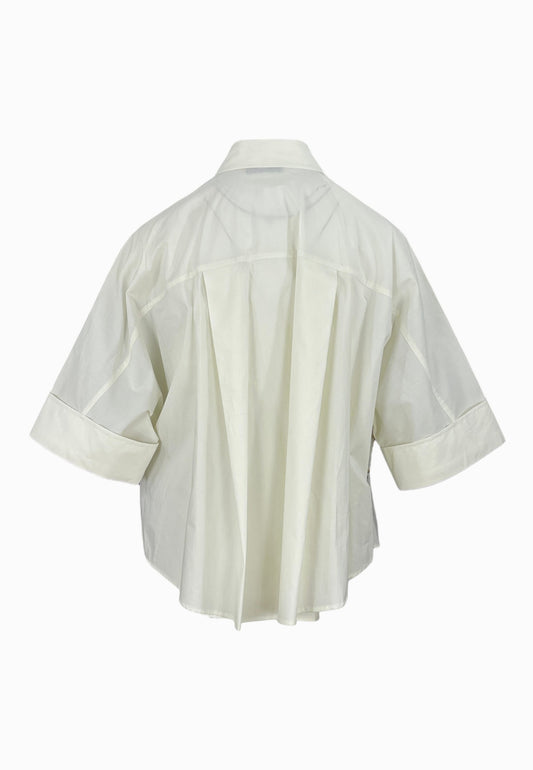 LIU-JO CAMICIA RICAMO YOGURT